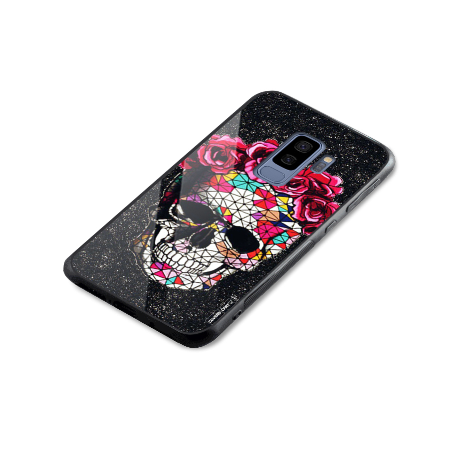 Pretty Dead Face Glass Back Case for Galaxy S9 Plus