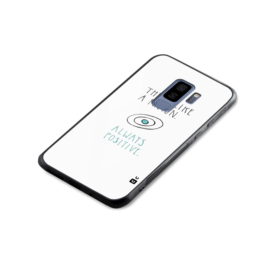 Proton Positive Glass Back Case for Galaxy S9 Plus