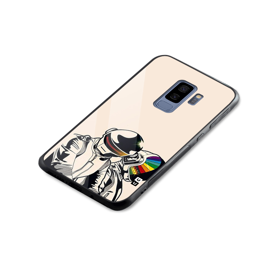 Rainbow Radio Glass Back Case for Galaxy S9 Plus