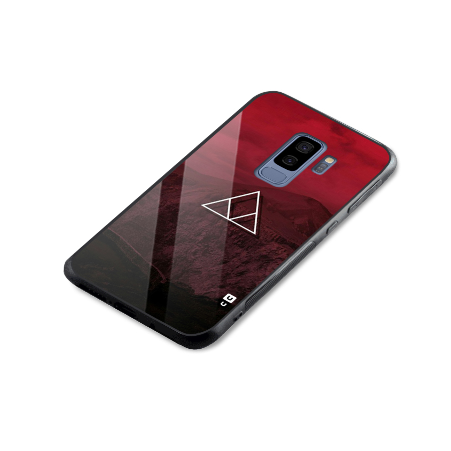 Red Hills Glass Back Case for Galaxy S9 Plus