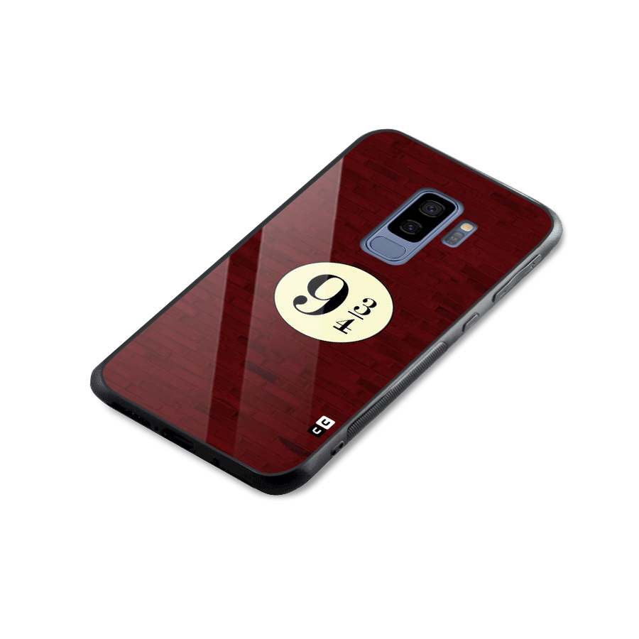 Red Wall Express Glass Back Case for Galaxy S9 Plus