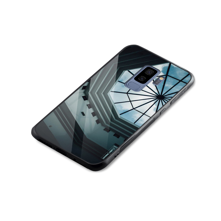Rooftop Perspective Glass Back Case for Galaxy S9 Plus