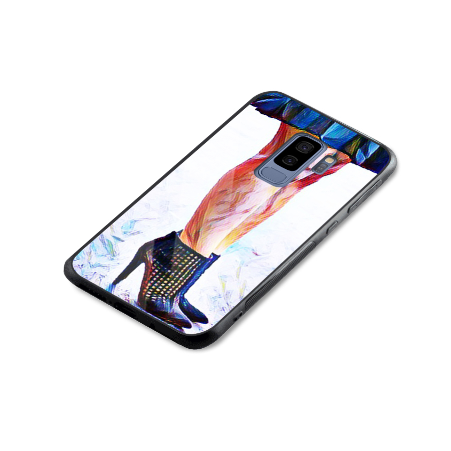 Sassy Heels Glass Back Case for Galaxy S9 Plus