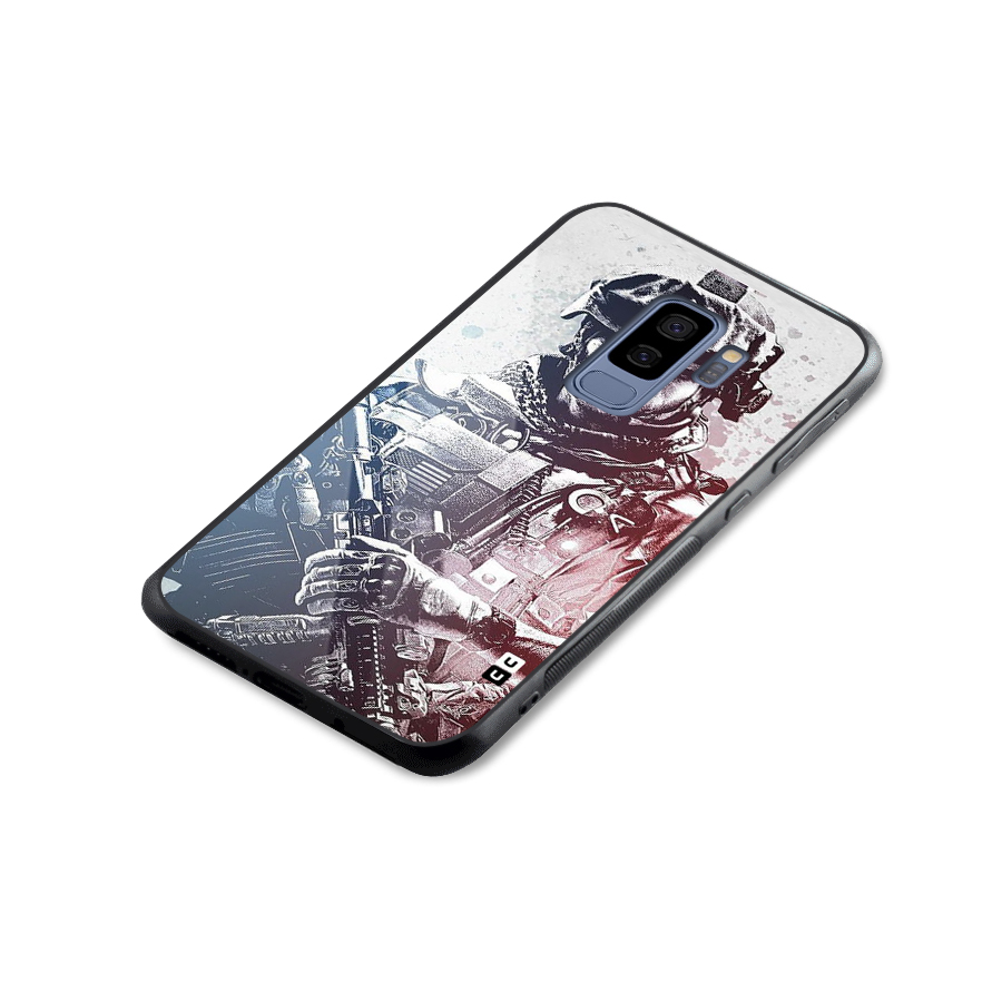 Saviour Glass Back Case for Galaxy S9 Plus