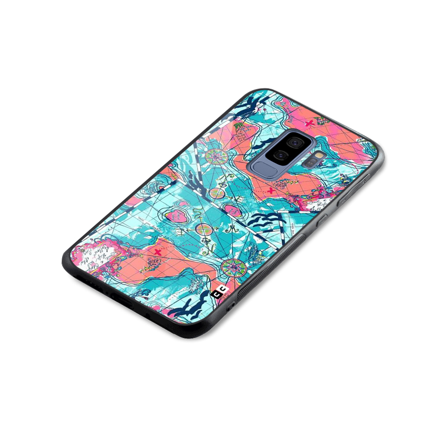 Sea Adventure Glass Back Case for Galaxy S9 Plus