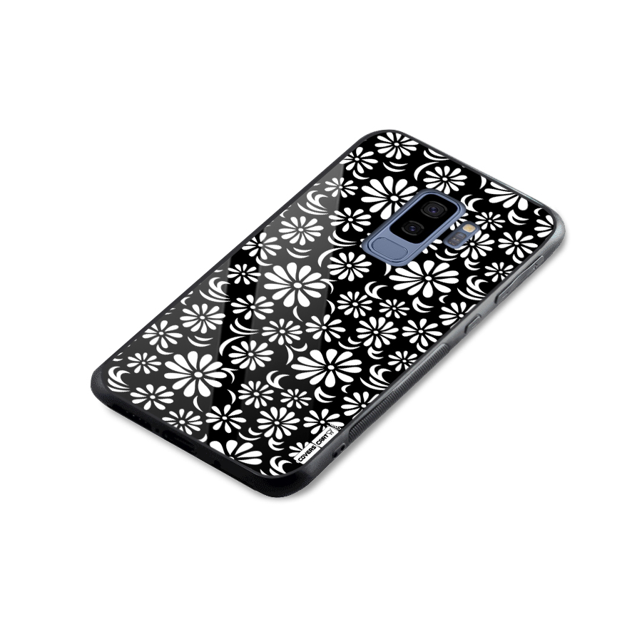Sea Shell Abstract Art Glass Back Case for Galaxy S9 Plus