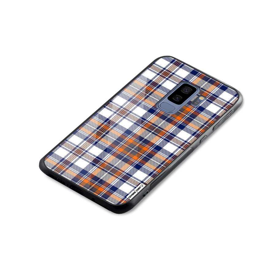 Shades Of Check Glass Back Case for Galaxy S9 Plus