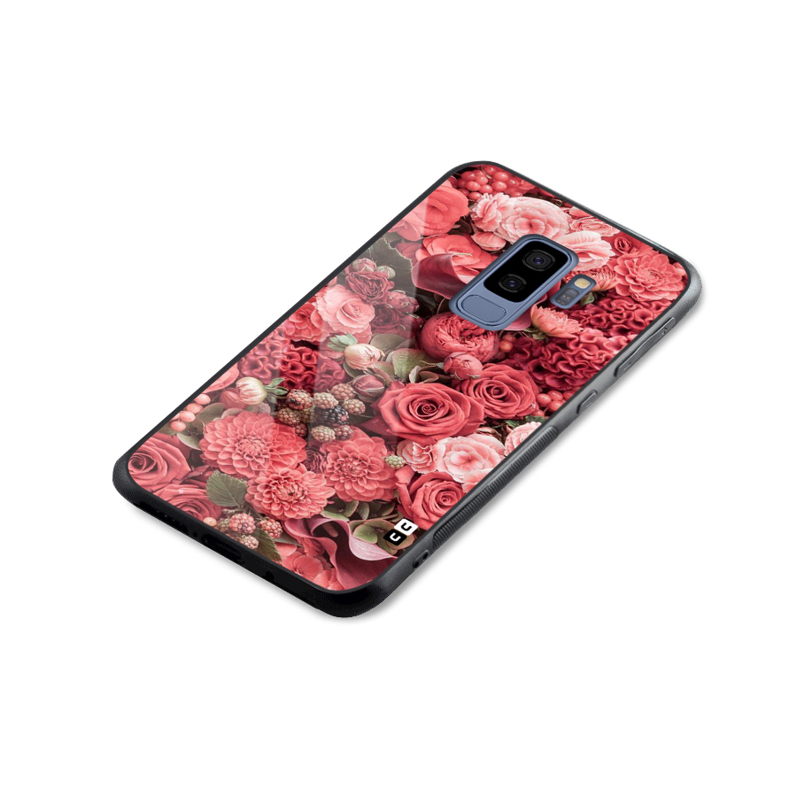 Shades Of Peach Glass Back Case for Galaxy S9 Plus