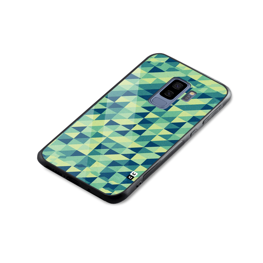 Shady Green Glass Back Case for Galaxy S9 Plus