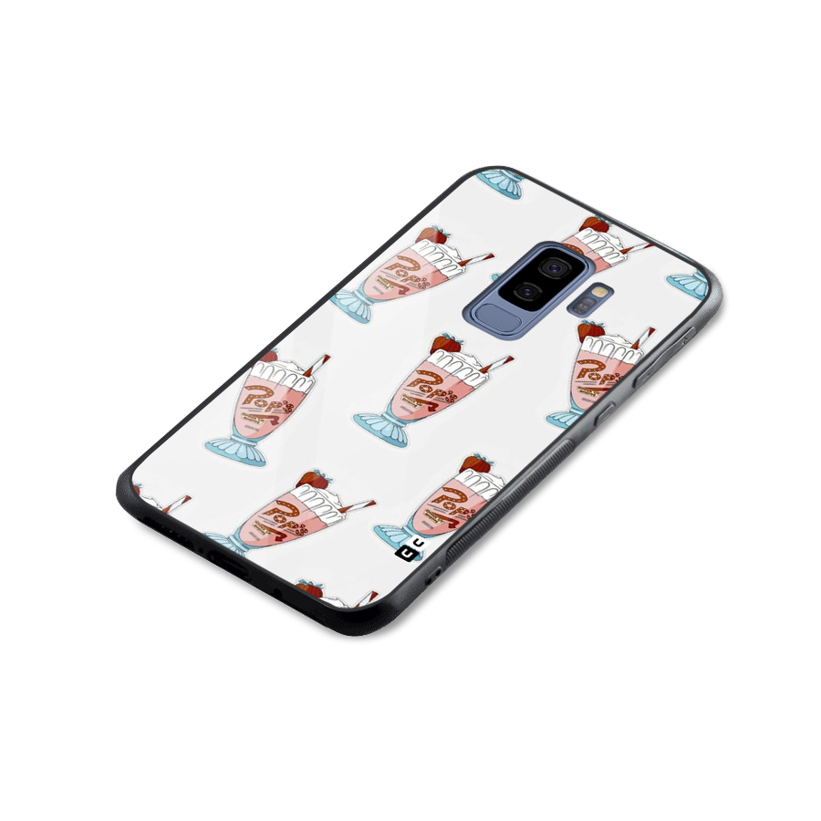 Shake Design Glass Back Case for Galaxy S9 Plus