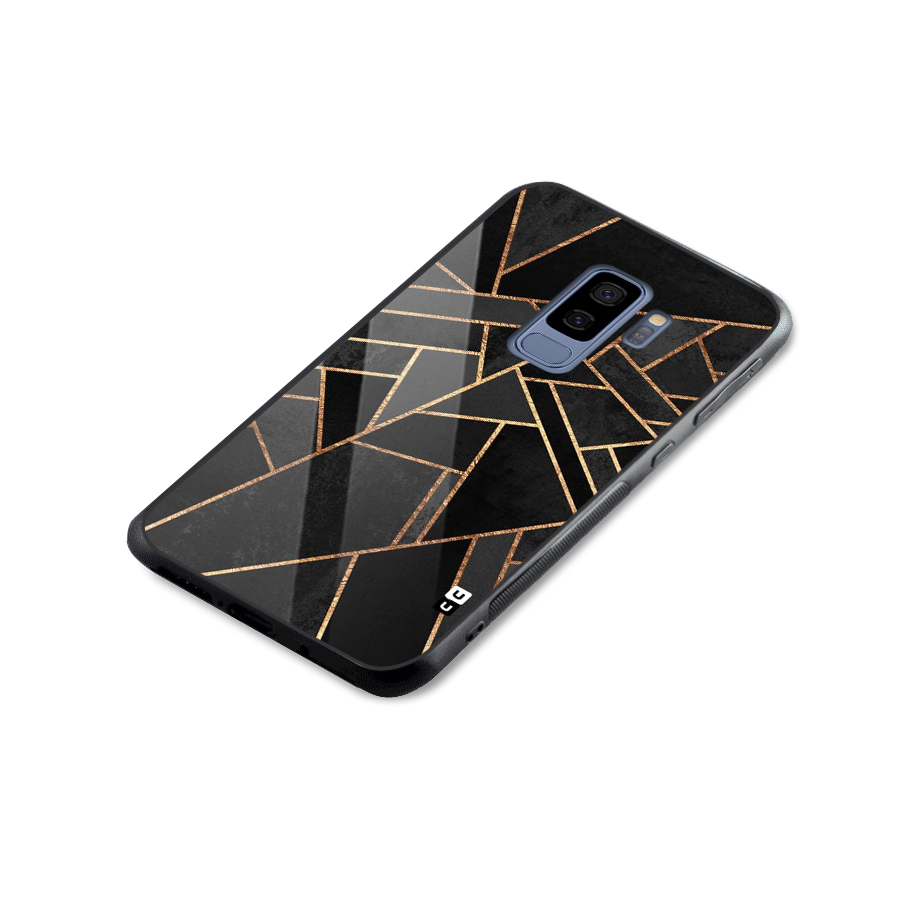 Sharp Tile Glass Back Case for Galaxy S9 Plus