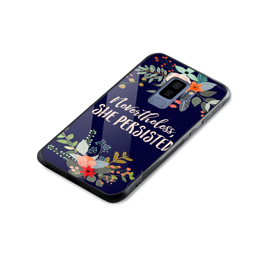 She Persisted Glass Back Case for Galaxy S9 Plus