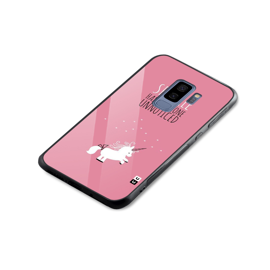 Sparkle Not Unnoticed Glass Back Case for Galaxy S9 Plus