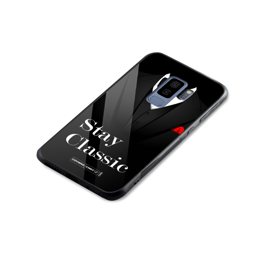 Stay Classic Glass Back Case for Galaxy S9 Plus