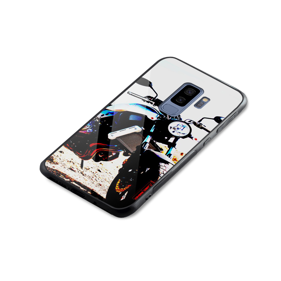 Stylish Ride Extreme Glass Back Case for Galaxy S9 Plus