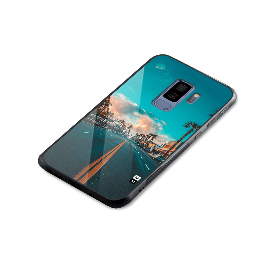 Sundown Road Glass Back Case for Galaxy S9 Plus