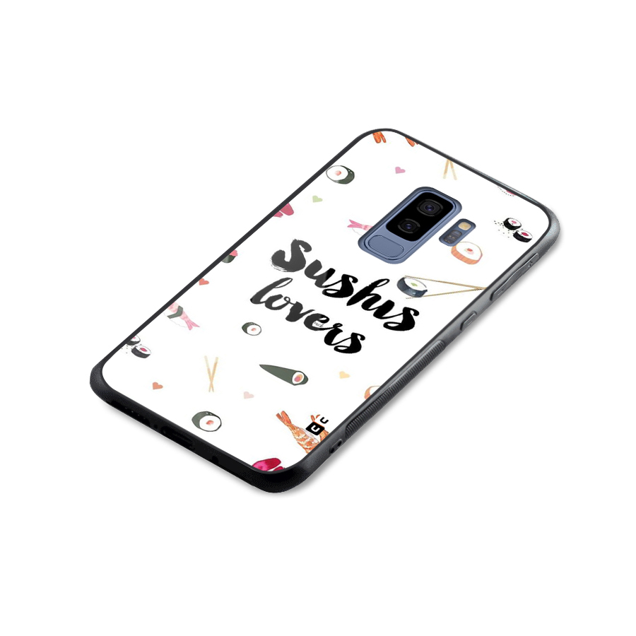 Sushi Lovers Glass Back Case for Galaxy S9 Plus