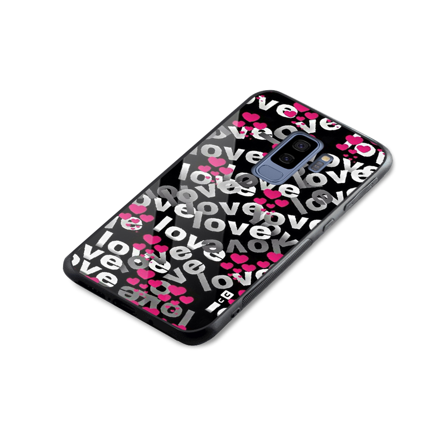 Too Much Love Glass Back Case for Galaxy S9 Plus