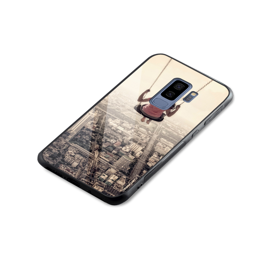 Top Of The World Glass Back Case for Galaxy S9 Plus