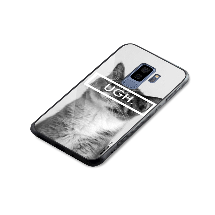 Ugh Kitty Glass Back Case for Galaxy S9 Plus