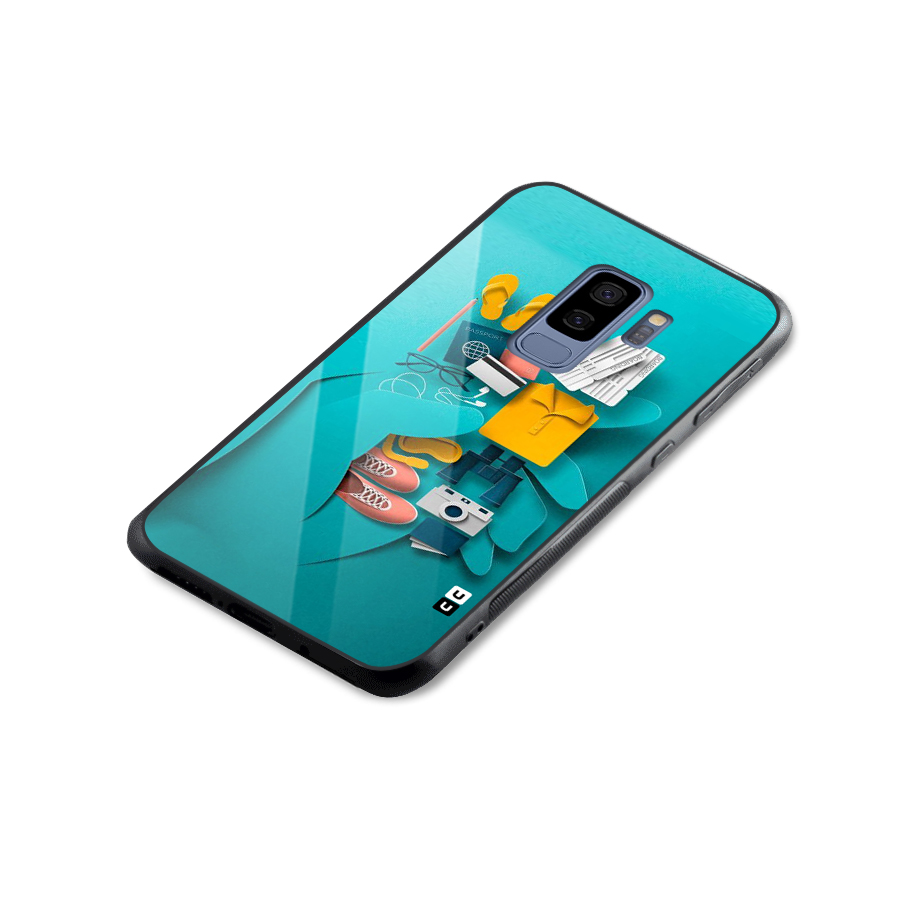 Vacay Vibes Glass Back Case for Galaxy S9 Plus