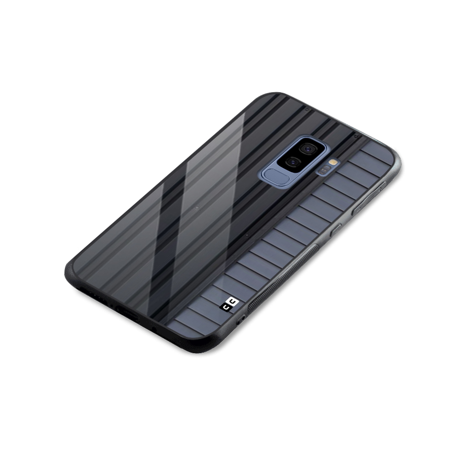 Vertical Horizontal Glass Back Case for Galaxy S9 Plus