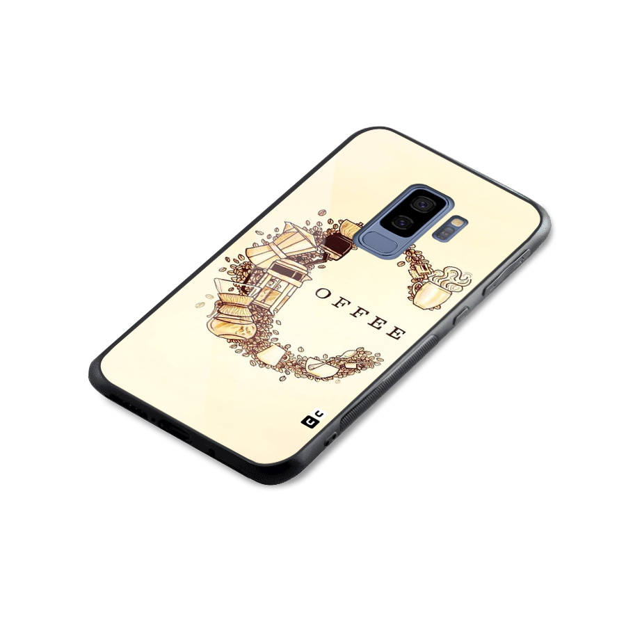 Vintage Coffee Glass Back Case for Galaxy S9 Plus