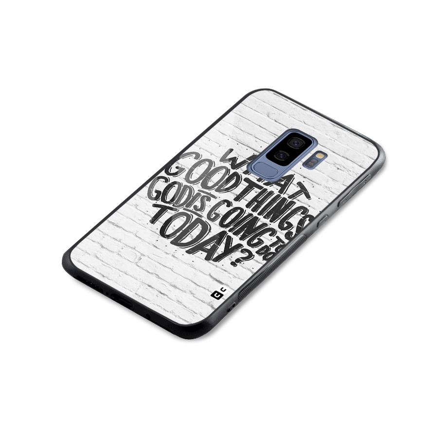 Wall Good Glass Back Case for Galaxy S9 Plus