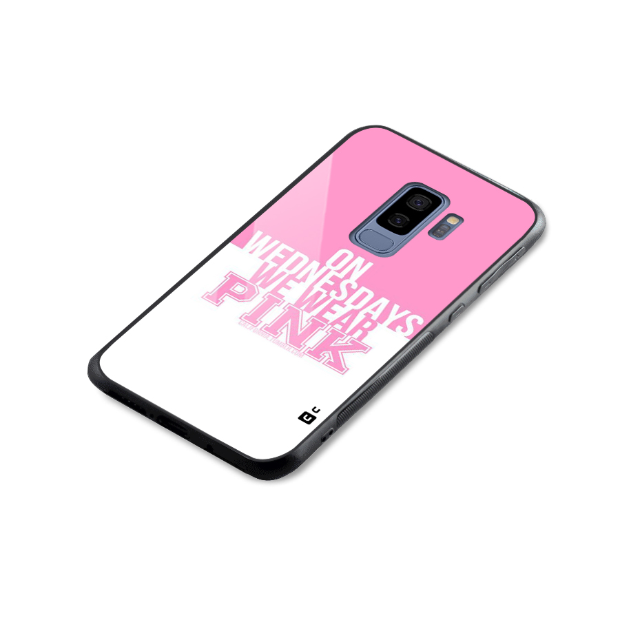 Wear Pink Glass Back Case for Galaxy S9 Plus