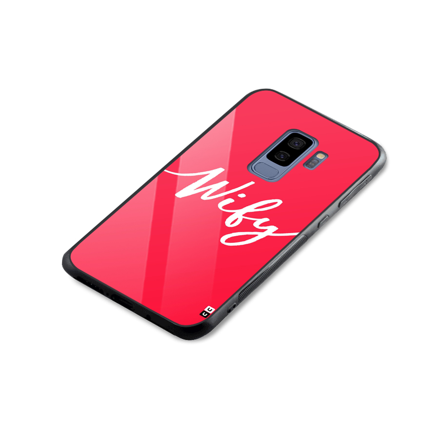 Wify Glass Back Case for Galaxy S9 Plus