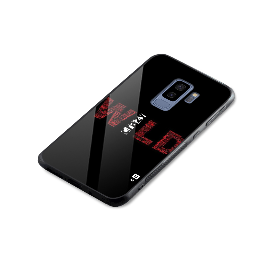 Wild Crazy Glass Back Case for Galaxy S9 Plus