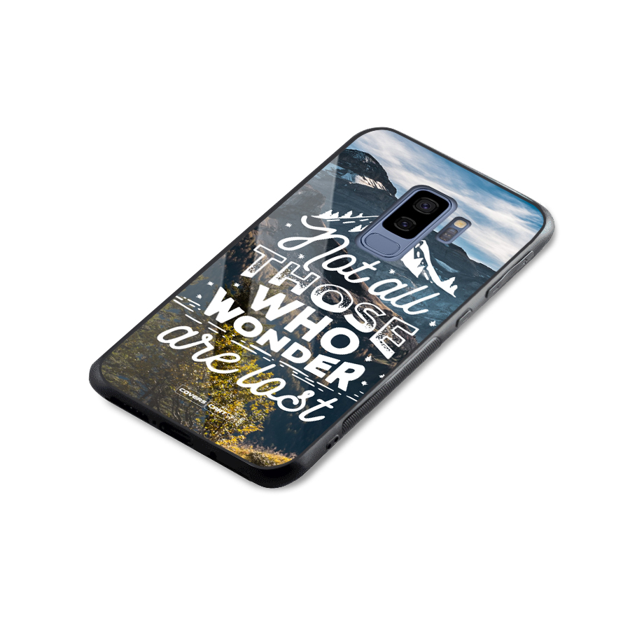 Wonder Lost Glass Back Case for Galaxy S9 Plus