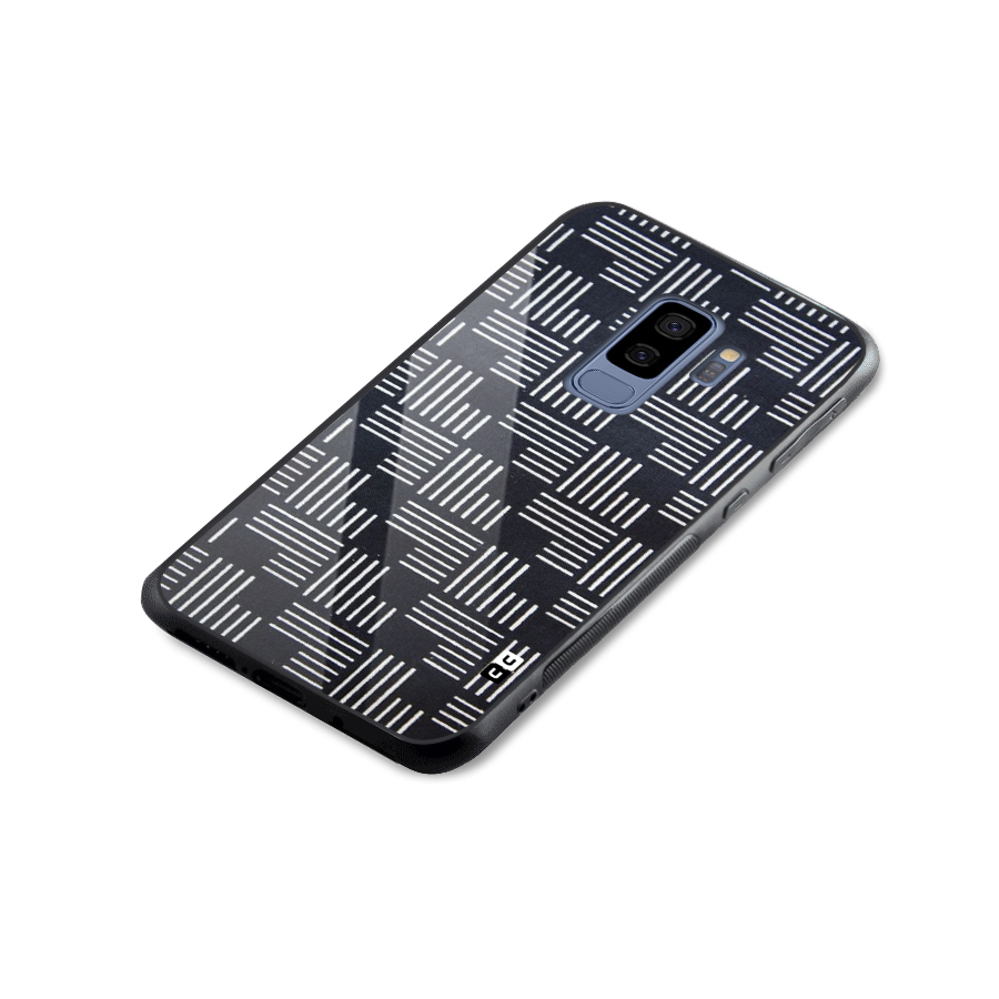 Zig Zag Hierarchy Glass Back Case for Galaxy S9 Plus