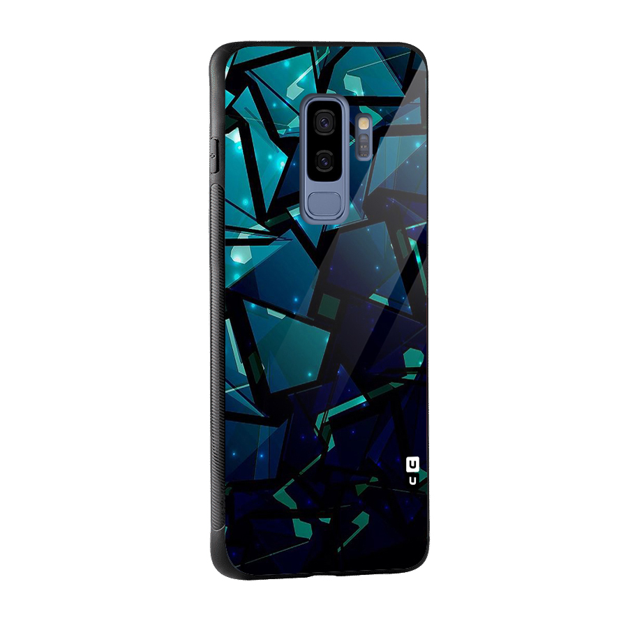 Abstract Glass Design Glass Back Case for Galaxy S9 Plus