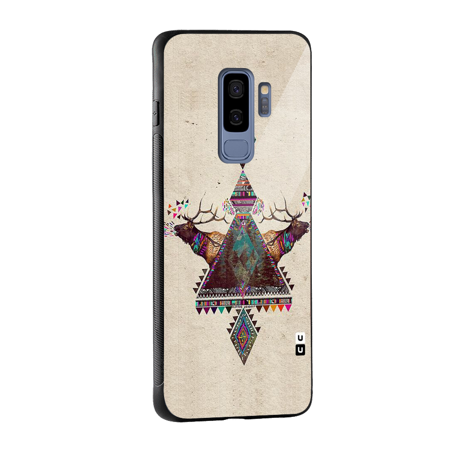 Aesthetic Bull Glass Back Case for Galaxy S9 Plus