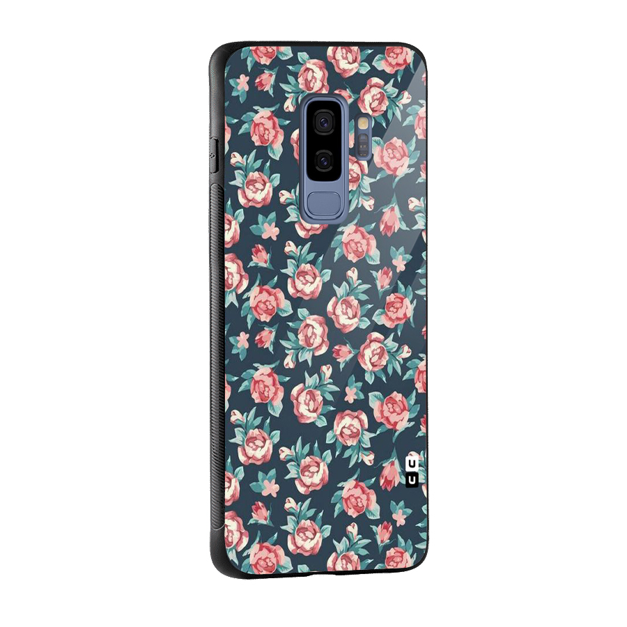 All Art Bloom Glass Back Case for Galaxy S9 Plus