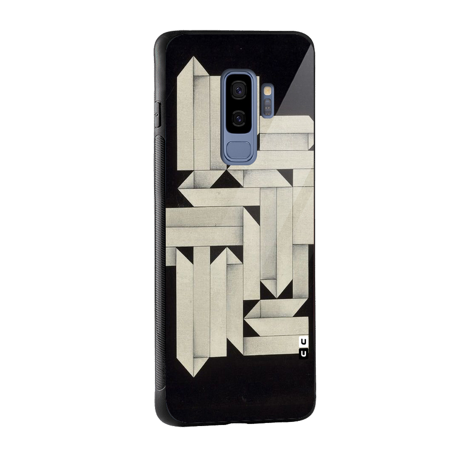 Ancient Rugged Glass Back Case for Galaxy S9 Plus