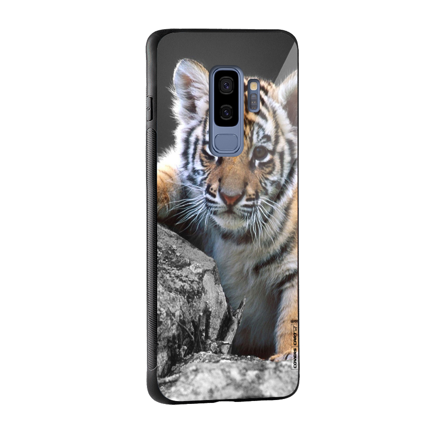 Animal Beauty Glass Back Case for Galaxy S9 Plus