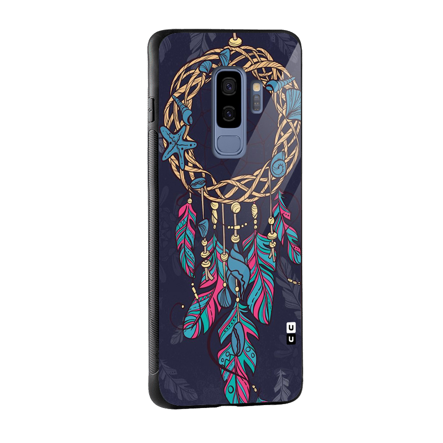Animated Dream Catcher Glass Back Case for Galaxy S9 Plus