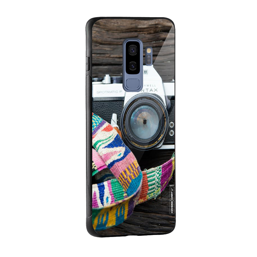 Antique Camera Glass Back Case for Galaxy S9 Plus