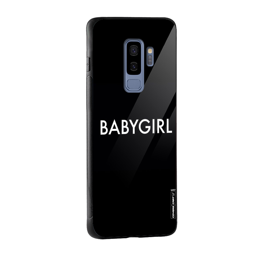 Baby Girl Glass Back Case for Galaxy S9 Plus