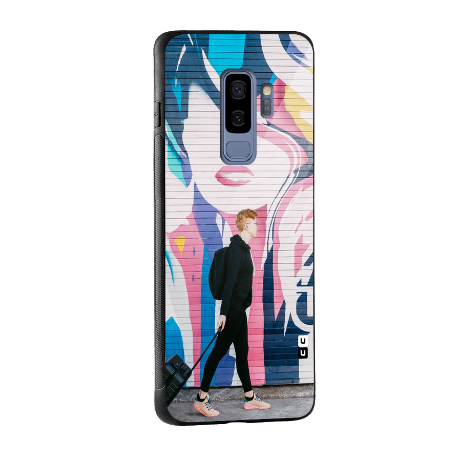 Backpacker Glass Back Case for Galaxy S9 Plus