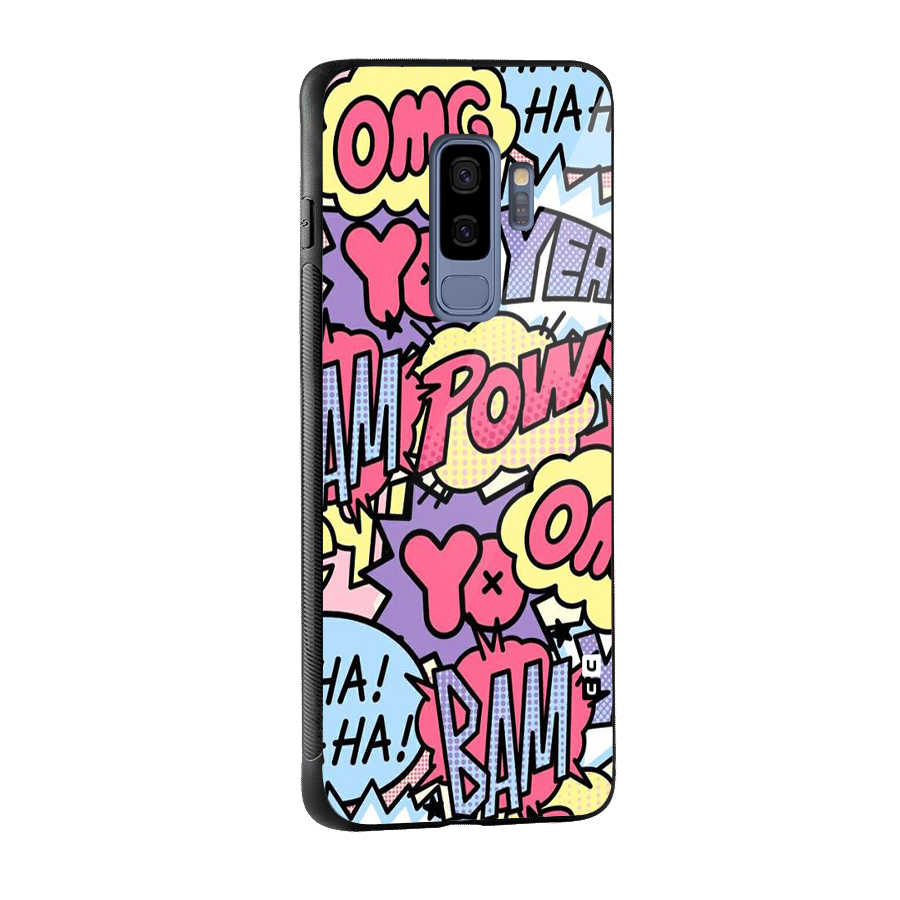 Bam Omg Glass Back Case for Galaxy S9 Plus