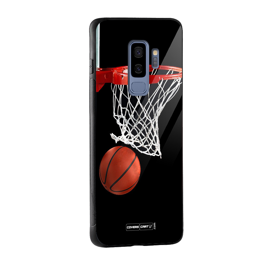 Basketball Glass Back Case for Galaxy S9 Plus