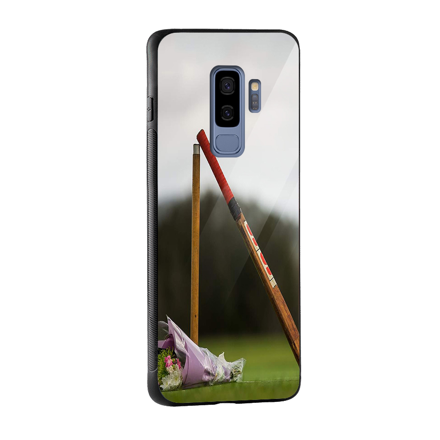 Bat Wicket Glass Back Case for Galaxy S9 Plus