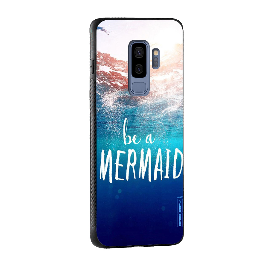 Be A Mermaid Glass Back Case for Galaxy S9 Plus