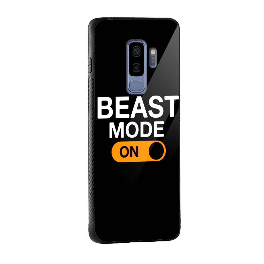 Beast Mode Switched On Glass Back Case for Galaxy S9 Plus