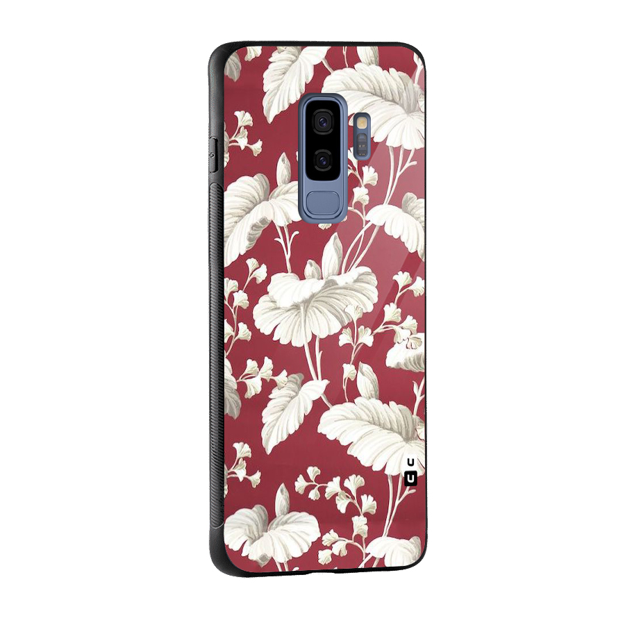 Beautiful Petals Glass Back Case for Galaxy S9 Plus