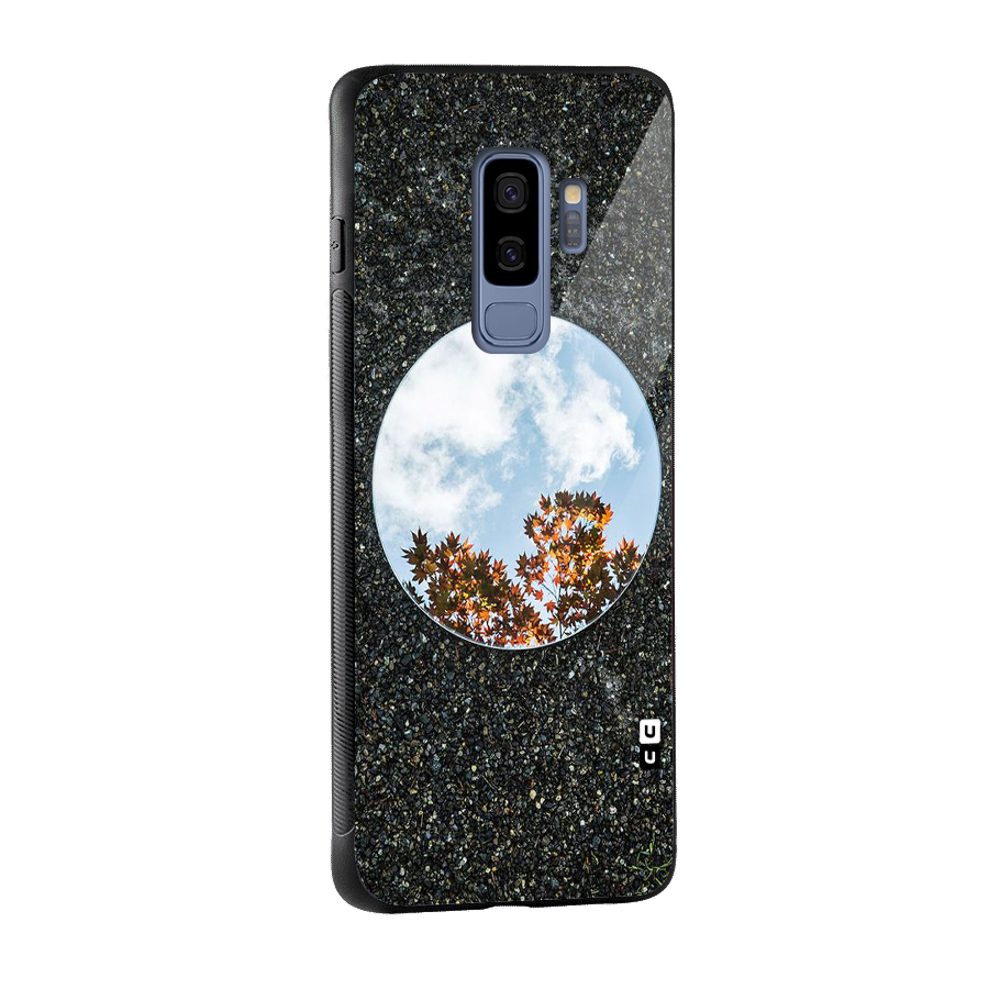 Beautiful Sky Leaves Glass Back Case for Galaxy S9 Plus
