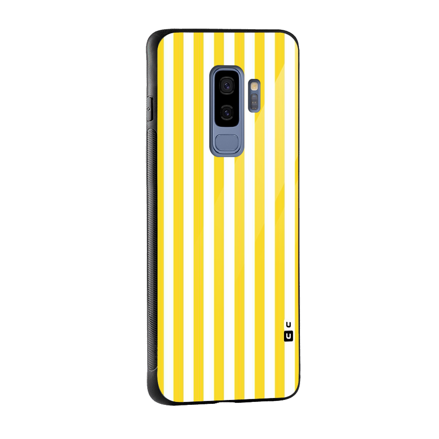 Beauty Color Stripes Glass Back Case for Galaxy S9 Plus